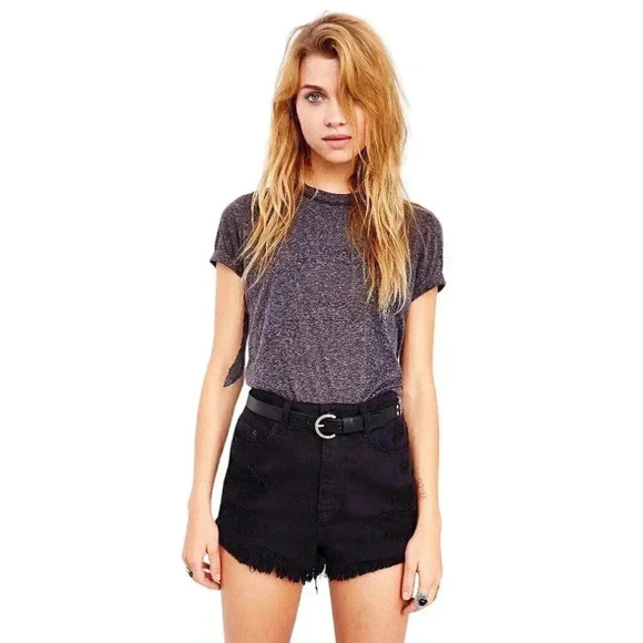 Urban Outfitters Pants - Urban Outfitters BDG Jean Shorts High Rise Cheeky Fray Distressed Size 27